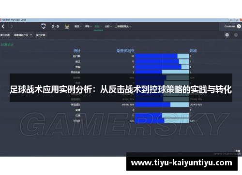 足球战术应用实例分析：从反击战术到控球策略的实践与转化