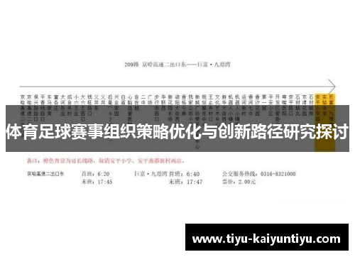 体育足球赛事组织策略优化与创新路径研究探讨