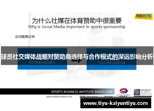 球员社交媒体战略对赞助商选择与合作模式的深远影响分析