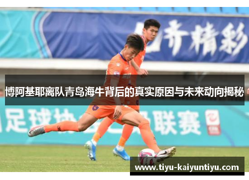 博阿基耶离队青岛海牛背后的真实原因与未来动向揭秘