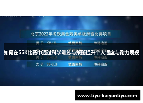 如何在55K比赛中通过科学训练与策略提升个人速度与耐力表现